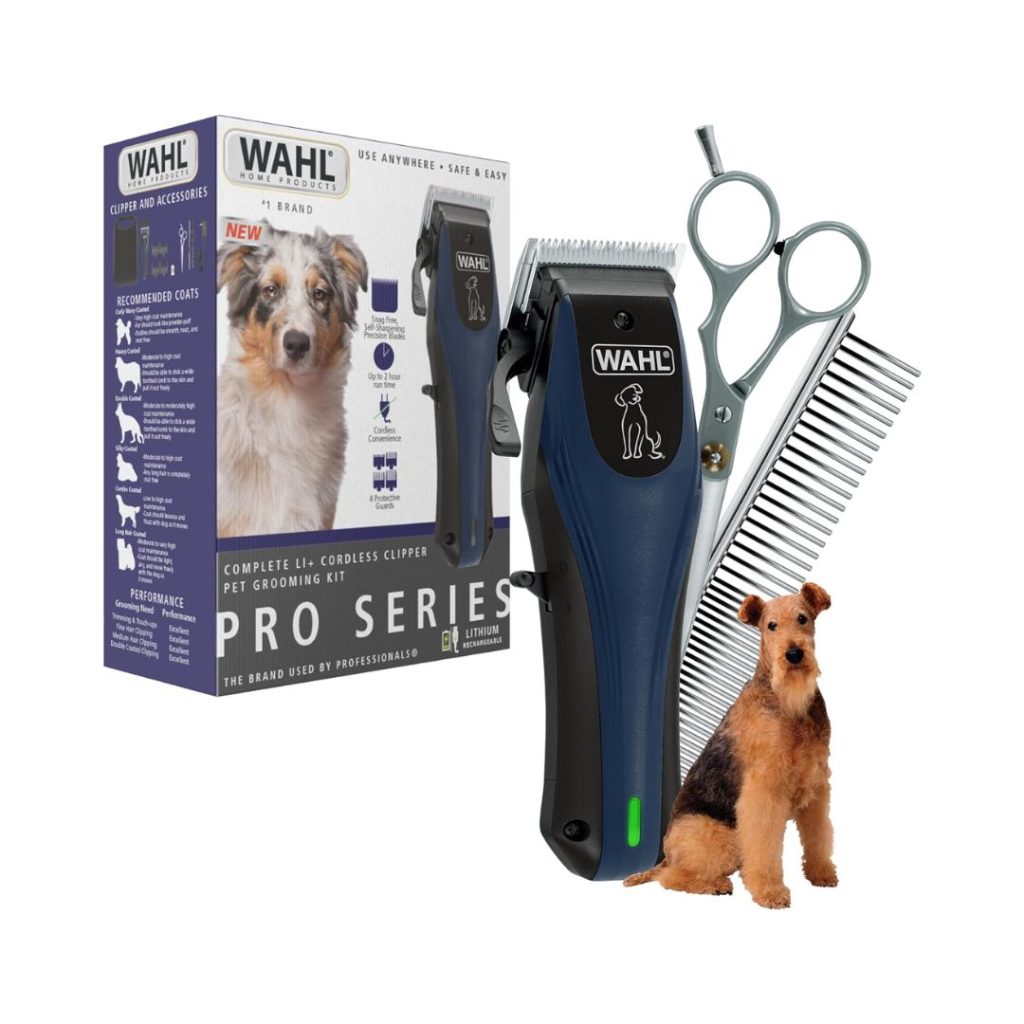 Wahl Power Pro Lithium Ion Rechargeable Cordless Dog Grooming Kit